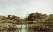 Charles Francois Daubigny The Pool at Gylieu Germany oil painting artist